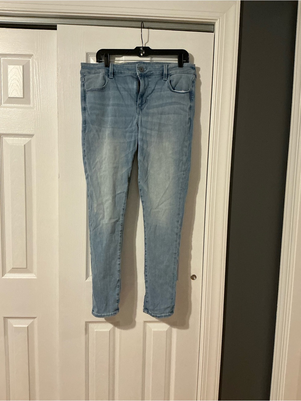 American Eagle Outfitters Light Blue Women's High Wasted Skinny Jeans